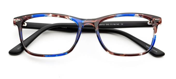 product image of Clearly Basics Waterloo-51 Tortoise blue