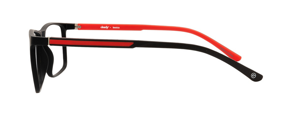 product image of Clearly Basics Winkler-55 Matte Black Red