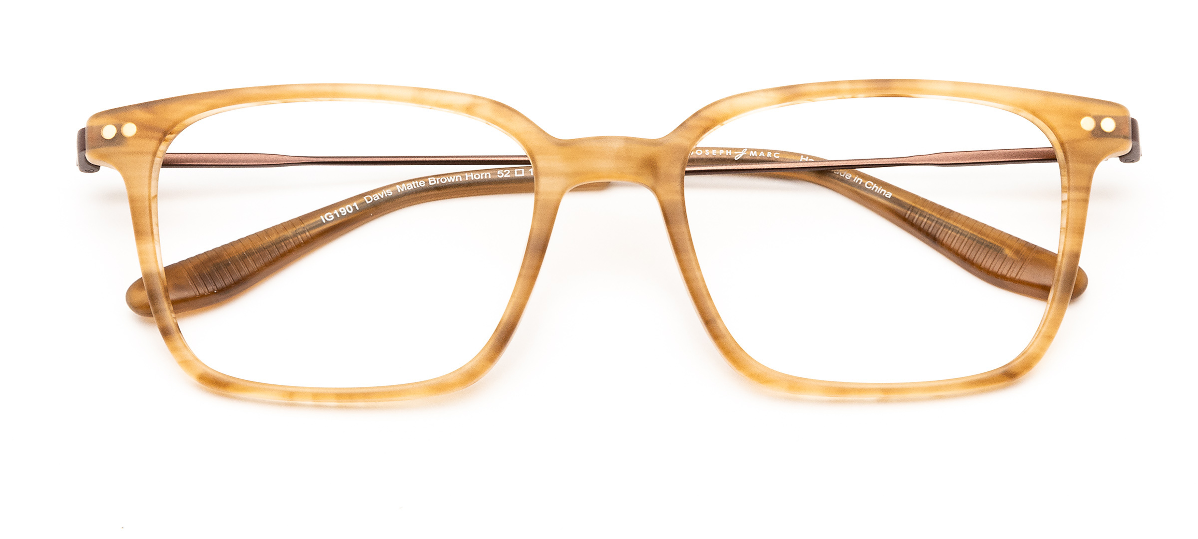 product image of Joseph Marc Davis-52 Matte Brown Horn