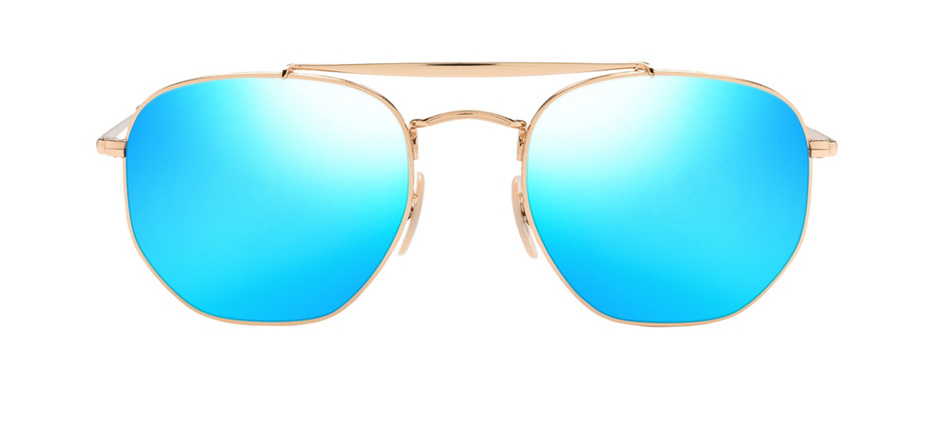 product image of Ray-Ban 3648-54 Gold Light Blue Gradient