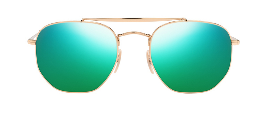 product image of Ray-Ban 3648-54 Gold Light Blue Gradient