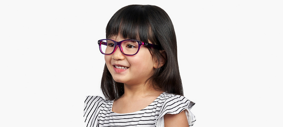 product image of Ray-Ban Junior RB1555-48 Violet on Fuchsia Fluorescent