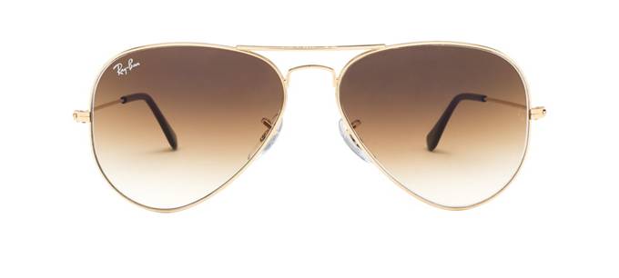 product image of Ray-Ban RB3025-58 Gold Brown Gradient
