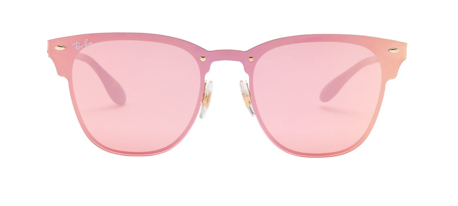 product image of Ray-Ban Blaze Clubmaster Gold Pink Mirror