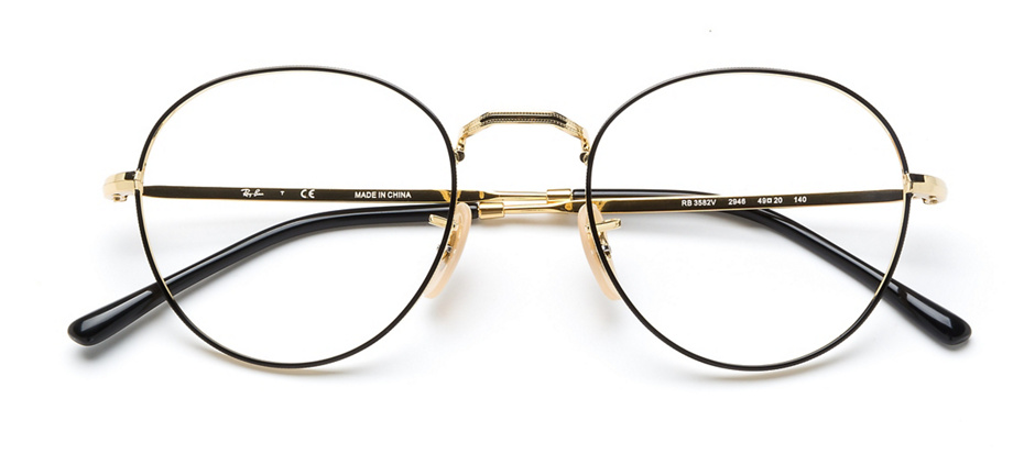 product image of Ray-Ban RB3582V-49 Black Gold