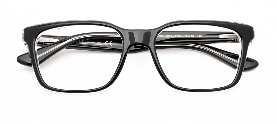 product image of Ray-Ban RX5391-53 Noir sur transparent