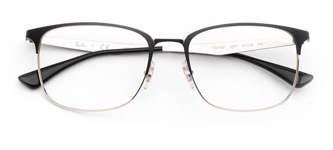 product image of Ray-Ban RX6421-54 Matte Black Silver