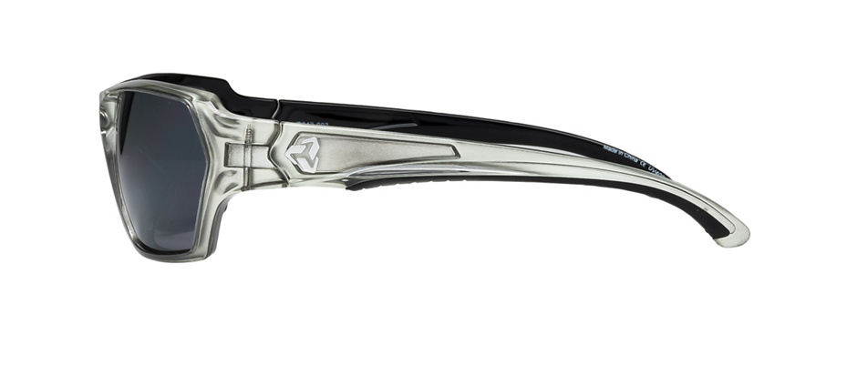 product image of Ryders Face Transparent Argent Cristal avec lentilles gris argenté éclair 