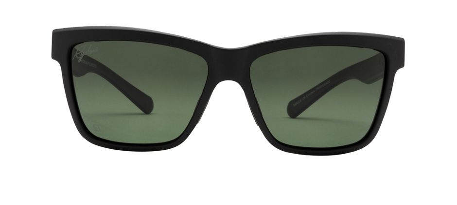 product image of Ryders Norvan Noir mat avec lentilles polarisées AR vertes