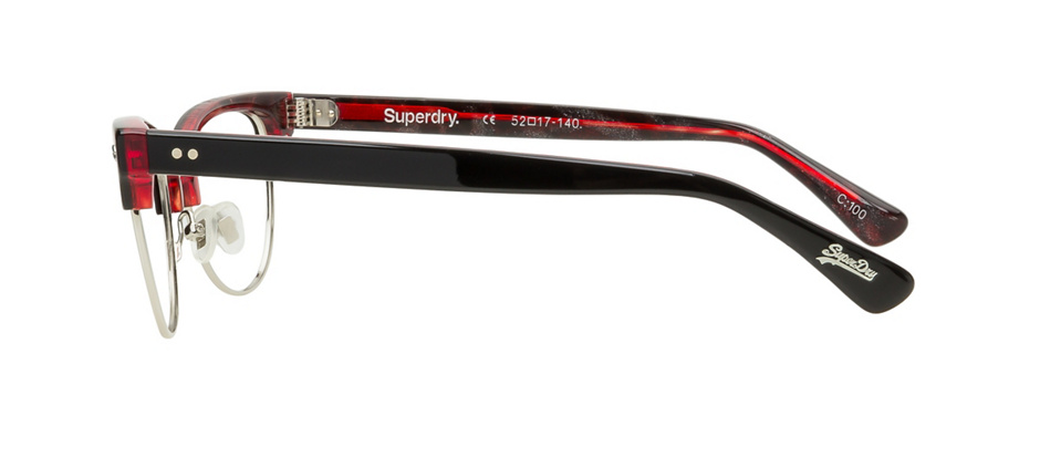 product image of Superdry Grace-52 Noir/rouge impérial